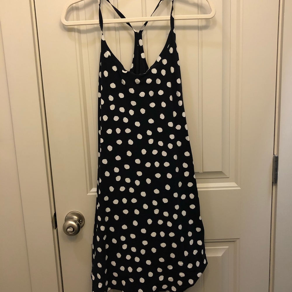 Outdoor Voices Exercise Dress Black/White Dot L